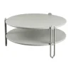 Table basse Blixt, Light grey Ø85 cm