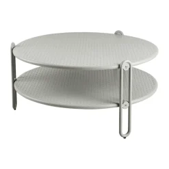 Table basse Blixt, Light grey Ø85 cm