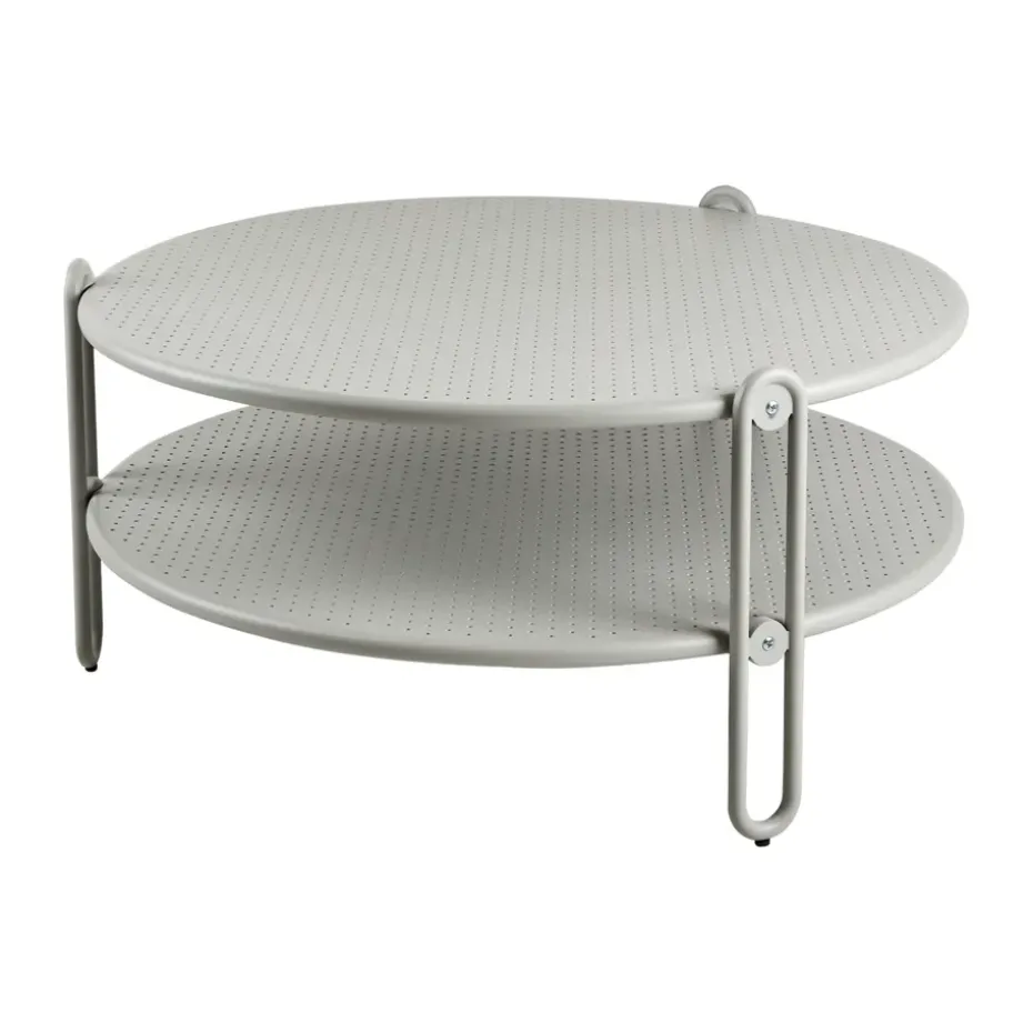 Table basse Blixt, Light grey Ø85 cm
