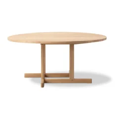 Table basse BM80 Mogensen Coffee Table Ø120 cm, Chêne clair huilé