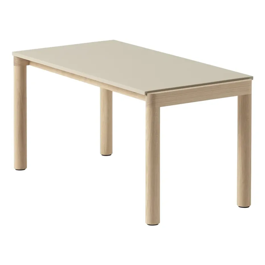 Table basse Couple 1 Plain 40x84x40 cm, Sand-oak