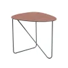 Table basse Curve, cuir cognac, bull, m