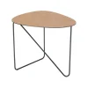 Table basse Curve, cuir nature, hippo, l