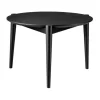 Table basse D102 Søs Ø55 cm, Oak black painted