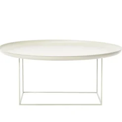 Table basse Duke Large, Blanc antique