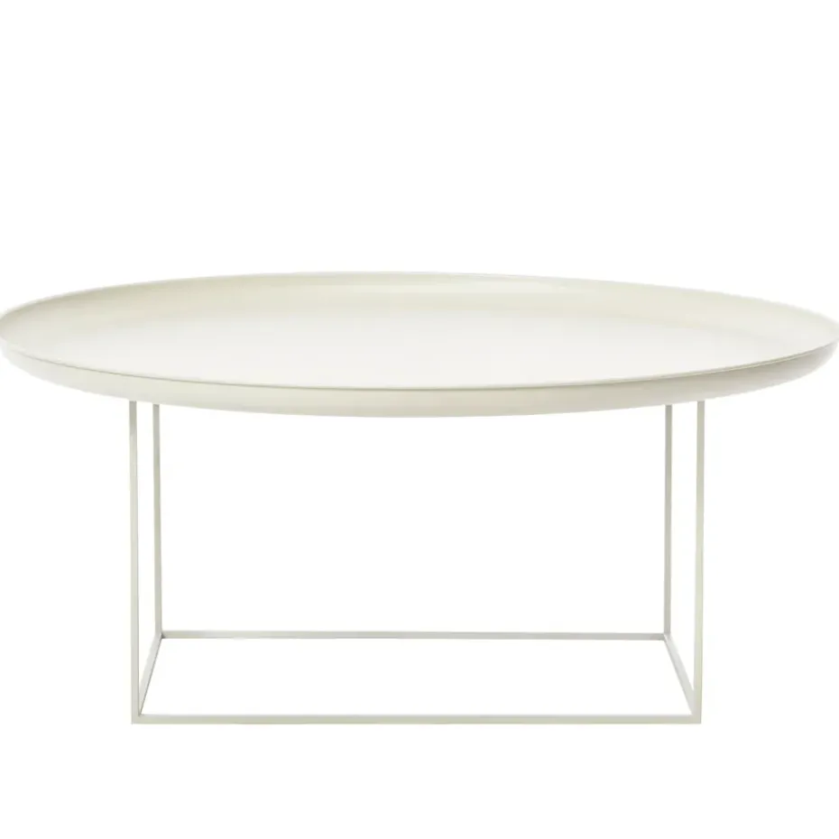 Table basse Duke Large, Blanc antique