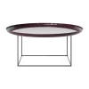 Table basse Duke Large, Lacquered maroon