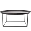 Table basse Duke Large, Terre noire