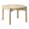 Table basse Elna, Frêne-blanc-Ø40 cm