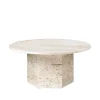 Table basse Epic, White, Ø80