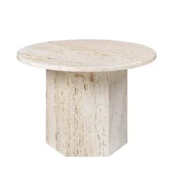 Table basse Epic, White, Ø60