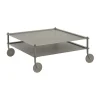 Table basse Flow 95x95 cm, Taupe