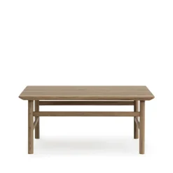 Table basse Grow, chêne laqué transparent, medium