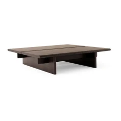 Table basse Ita OS4 110x110 cm, Dark stained oak