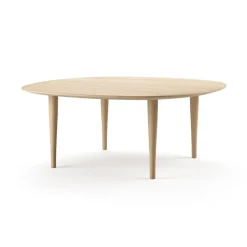 Table basse Jari Ø 85 cm, Chêne huilé