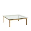 Table basse Kofi, Oak-clear glass, 100 cm