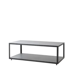 Table basse Level céramique 62x122 cm, Light grey-lava grey
