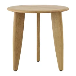 Table basse Lyckeby Ø45x44 cm, Chêne laqué naturel