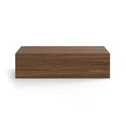 Table basse Mass High 103x60x27 cm, Walnut