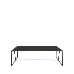 Table basse Oblique, bronze, rectangulaire