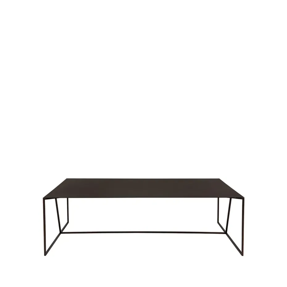 Table basse Oblique, bronze, rectangulaire