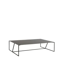 Table basse Oblique, bronze, square