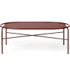 Table basse ovale Secant, Redish