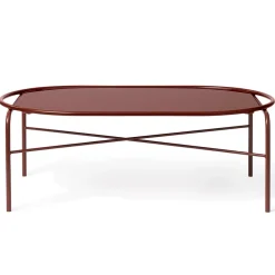 Table basse ovale Secant, Redish