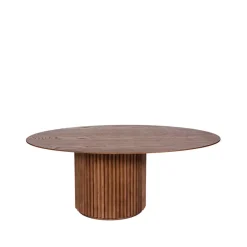 Table basse Palais Ovale, frêne teinté