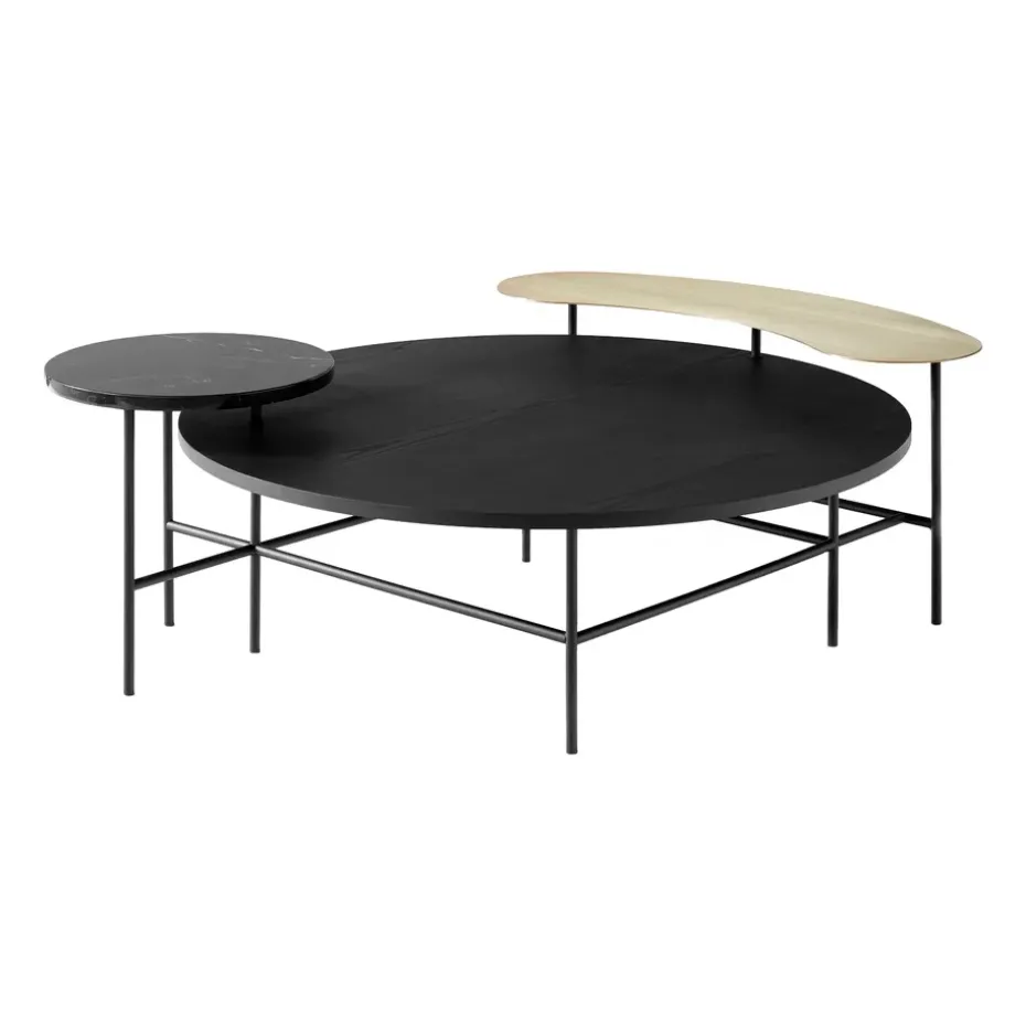 Table basse Palette JH25, Noir-noir