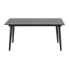 Table basse Pavone 60x90 cm, Black