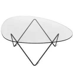 Table basse Pedrera, pieds noirs