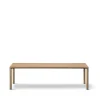 Table basse Piloti 6715, Chêne clair huilé-hauteur 35 cm