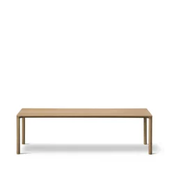Table basse Piloti 6715, Chêne clair huilé-hauteur 35 cm