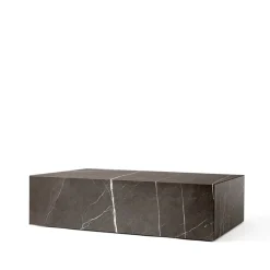 Table basse Plinth, grey, low
