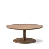 Table basse Pon, Chêne fumé huilé