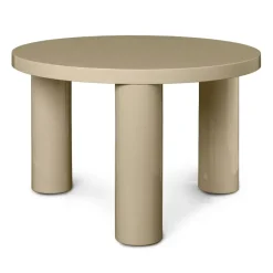 Table basse Post petite Ø65 cm, Cachemire