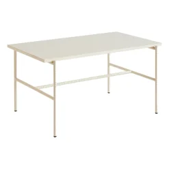 Table basse Rebar 80x49x40,5 cm, Beige marble-alabaster