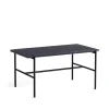 Table basse Rebar 80x49x40,5 cm, Black marble-black