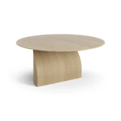 Table basse Savoa H40 cm, Chêne laqué