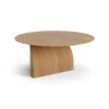 Table basse Savoa H40 cm, Chêne huilé