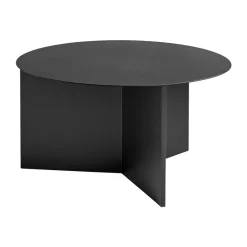 Table basse Slit Ø65 cm, Black