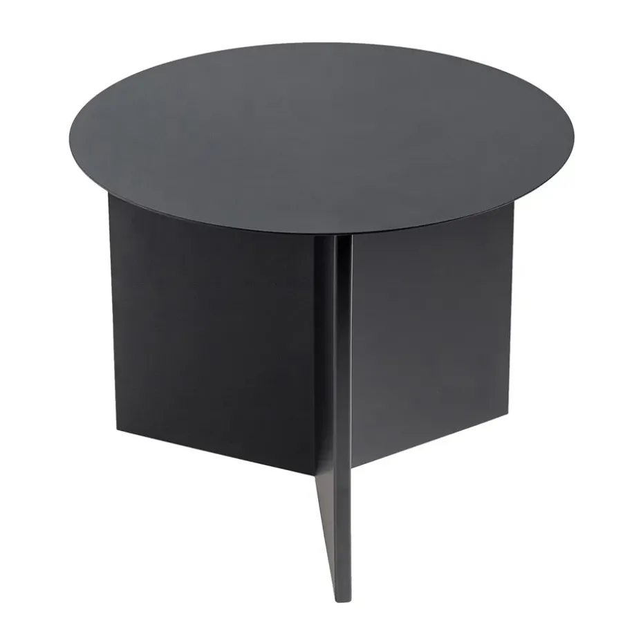 Table basse Slit Ø45 cm, Black