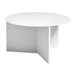 Table basse Slit Ø65 cm, White