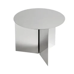 Table basse Slit, Polished stainless steel