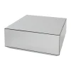 Table basse Speculum 80x80 cm, Noir