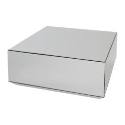 Table basse Speculum 80x80 cm, Noir