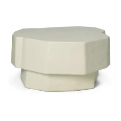 Table basse Staffa 83,7x75,8 cm, Ivoire