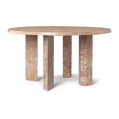Table basse Taula Ø67x35 cm, Rose