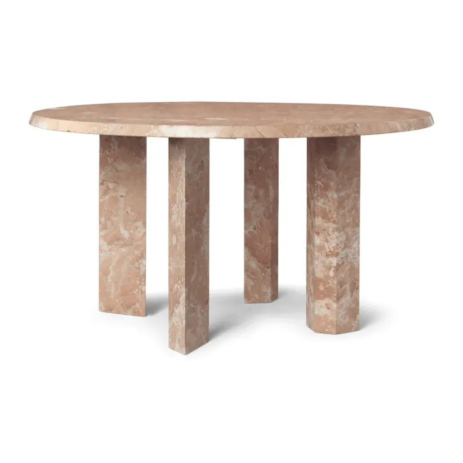 Table basse Taula Ø67x35 cm, Rose